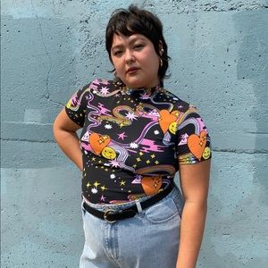 Nooworks Mock Neck Tee